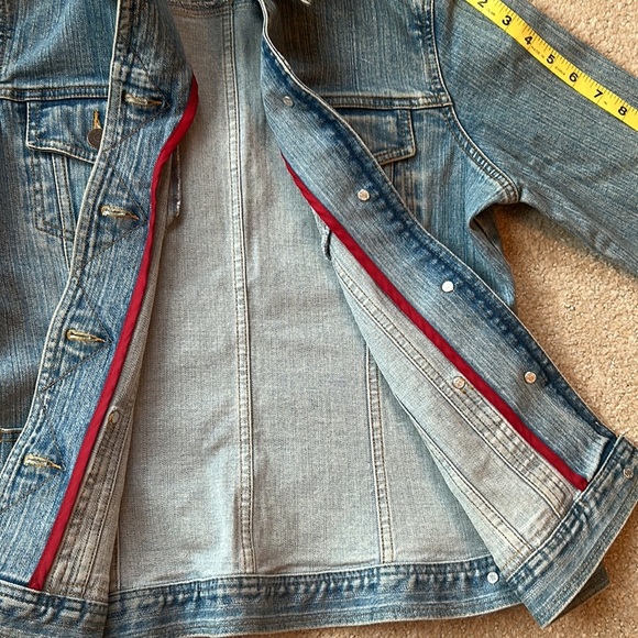 Denim Jean Trucker Jacket Eddie Bauer SUPER FAST SHIPPING - Picture 14 of 14